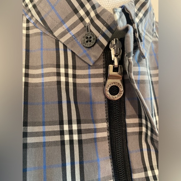 Burberry Black Label Nova Check Short Sleeve Shirt Size Small RARE!! - Picture 5 of 12